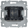 Выключатель проходной 1-клавишный IEK СП BRITE BR-V12-1-10-K91 ВС10-1-7-БрАБ 10А белый